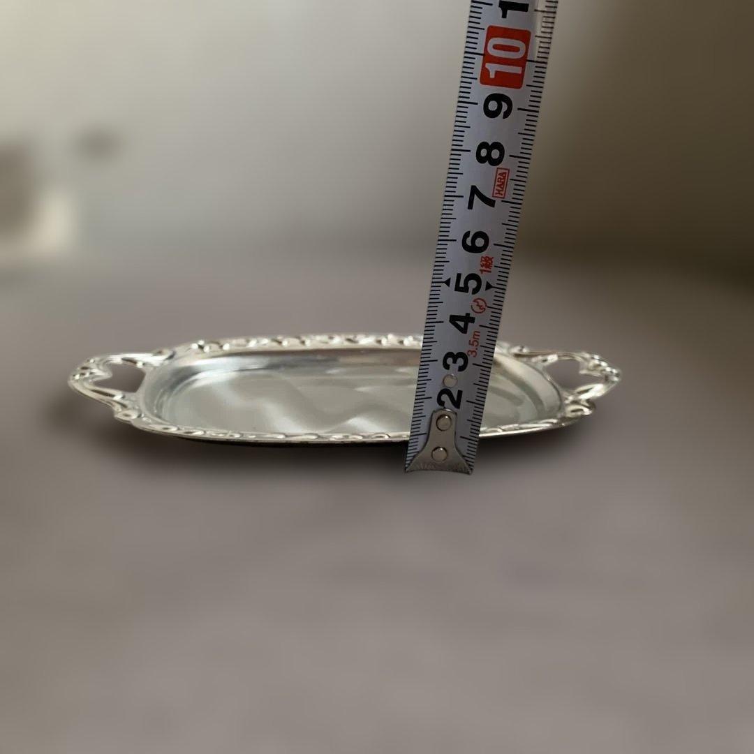 【未使用】【昭和レトロ】ステンレス アズマ　食器セット 波模様