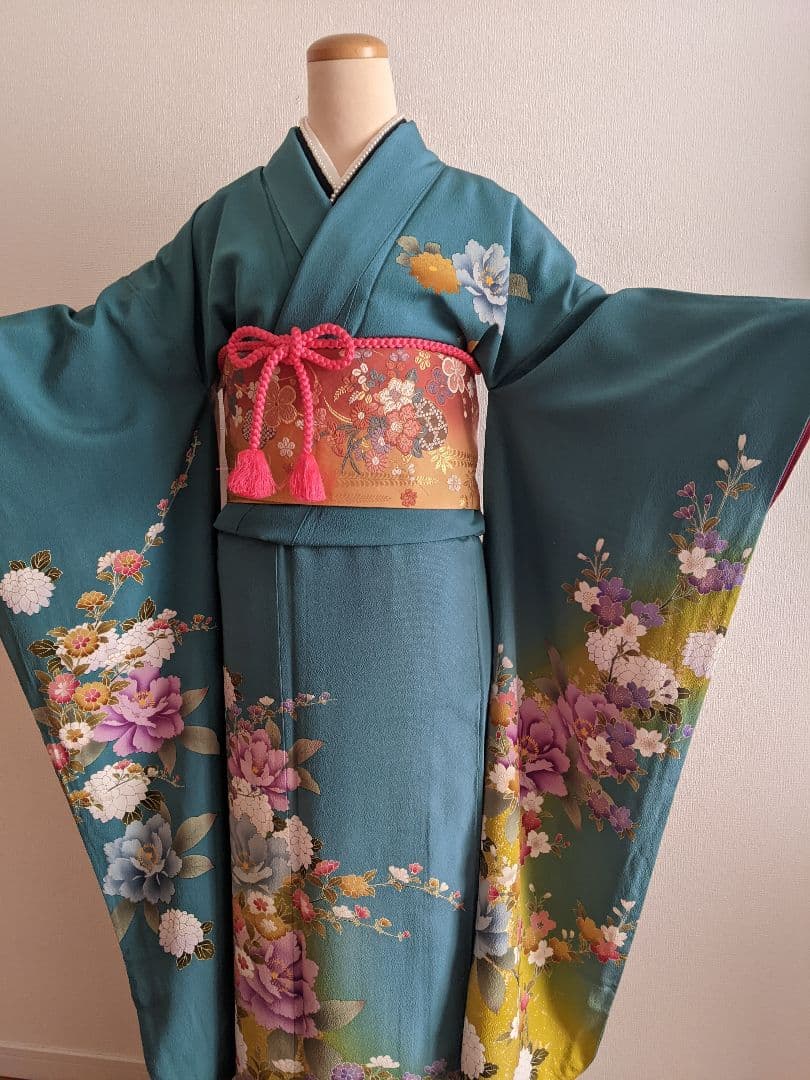 ✨【後藤久美子ブランド豪華お振袖フルセット 】リバーシブル袋帯・襦袢・小物付き