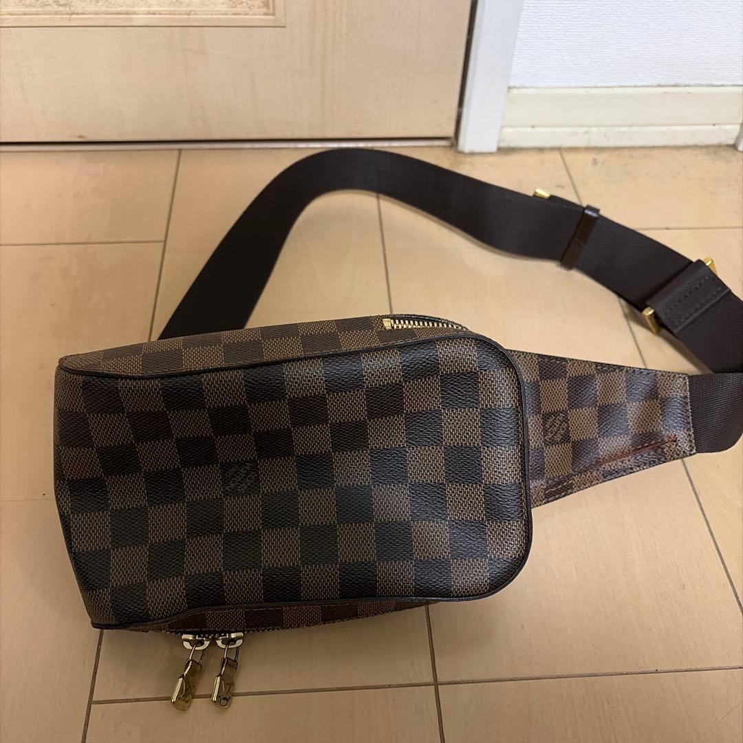 ルイヴィトン ダミエ ジェロニモス ボディバック ブラウン メンズ