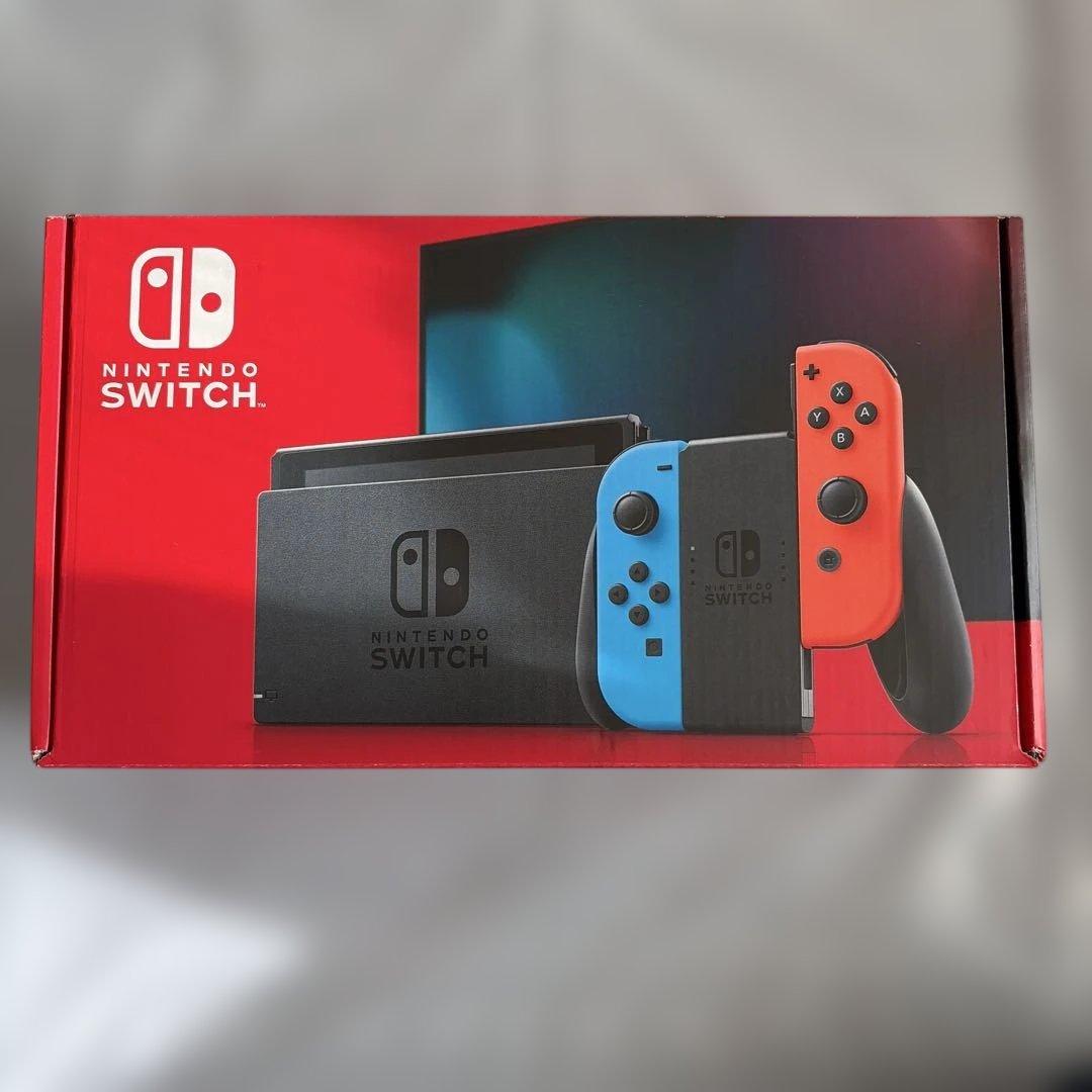 NINTENDO Switch 本体 バッテリー強化版 SDカード、ポーチセット