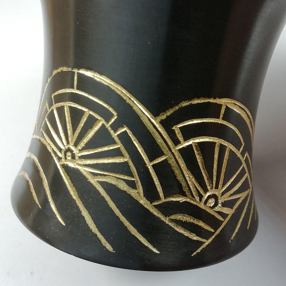 Ｔ７５１　蓋置　『唐銅蓋置』『金彩源氏車』『圭成』　共箱　茶道具