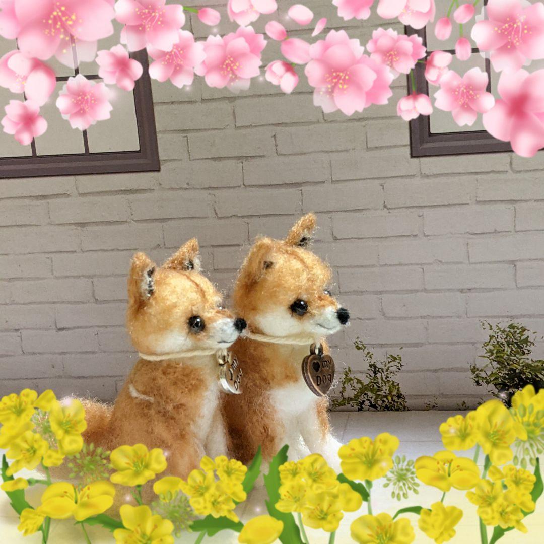 □豆柴　プロフ必須さま専用愛犬ちゃん2体ミニチュアオーダー確認用ページ□愛犬雑貨