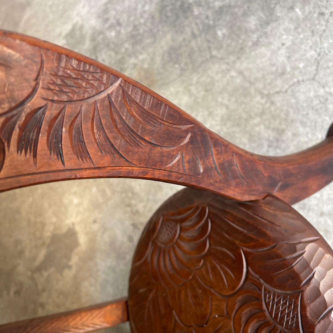 日光彫　サイドテーブル