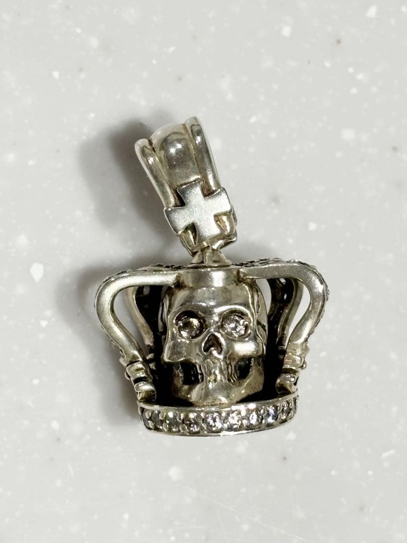 ジャスティン デイビス ドクロ スカル ネックレス トップ