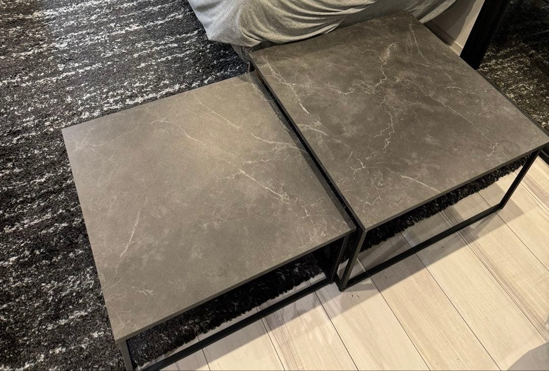 LOWYA ロウヤ　スネフティ　センターテーブル　2個セット　ローテーブル