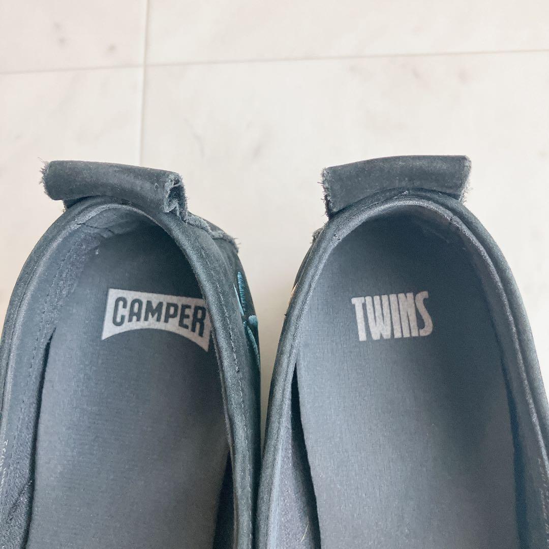 CAMPER カンペール ライトニナ フラットシューズ　刺繍　花柄　箱付き