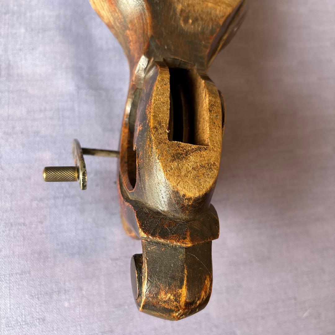 木製の古い墨壺