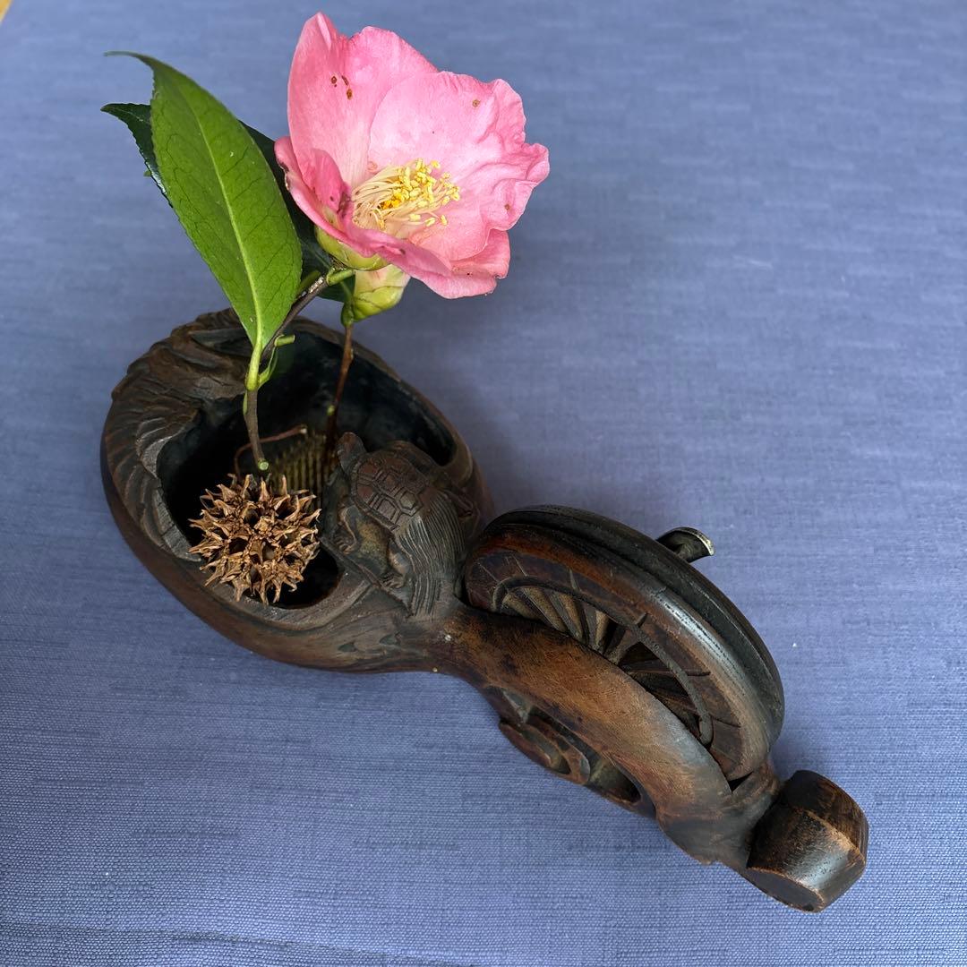 木製の古い墨壺