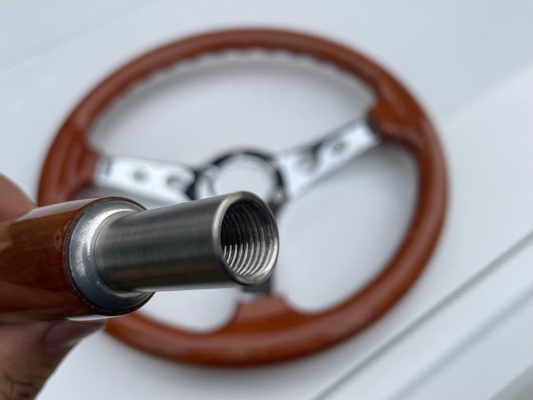 ナルディ シフトノブ 35パイ ウッド ステアリング セット