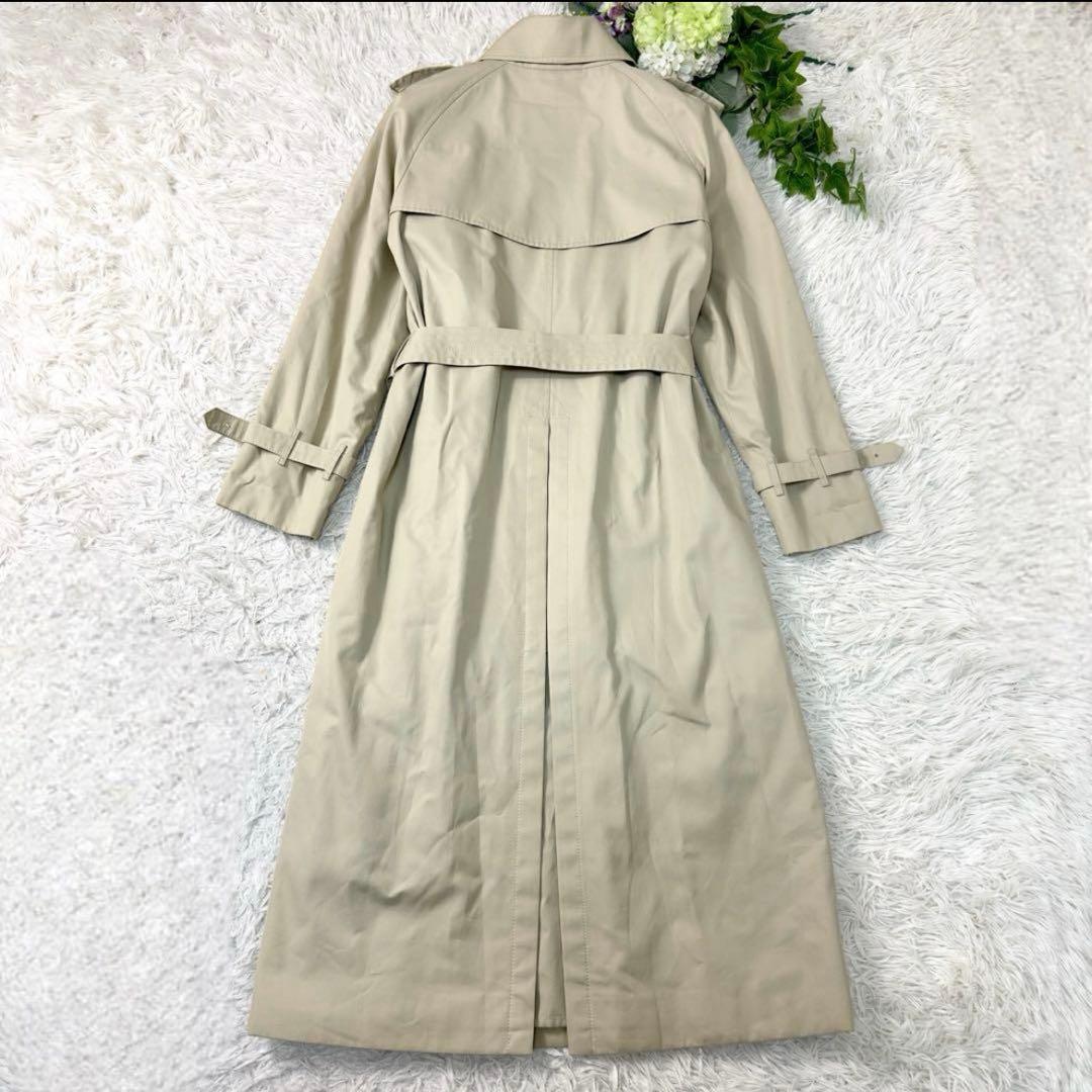 【美品/クリーニング済】バーバリーロンドン ライナー付 ロングトレンチコート