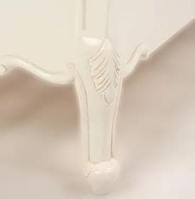 訳あり【新品】アンティーク風 セミダブル ベッドフレーム　猫脚　すのこ仕様