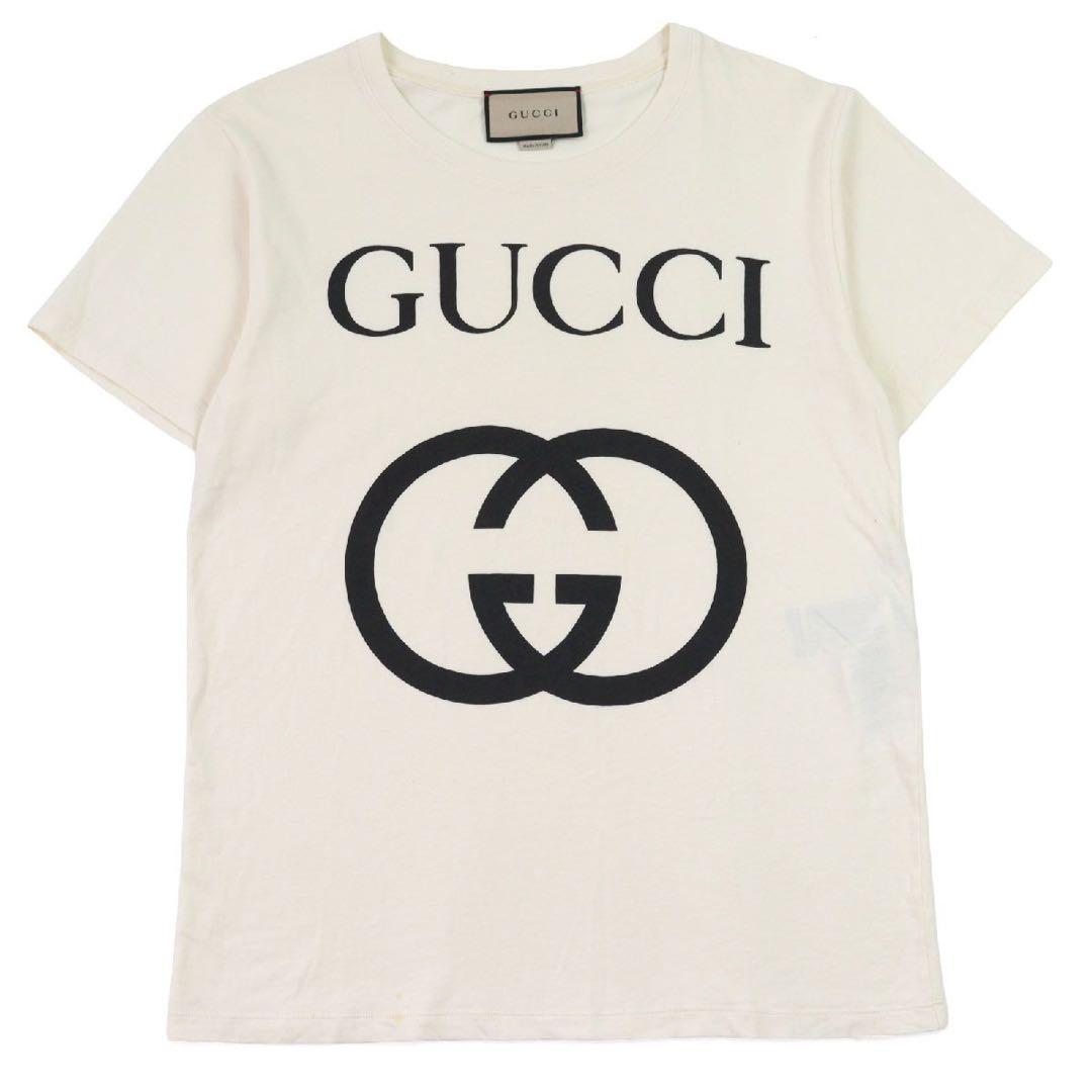 M 美品 GUCCI インターロッキングG Tシャツ グッチ