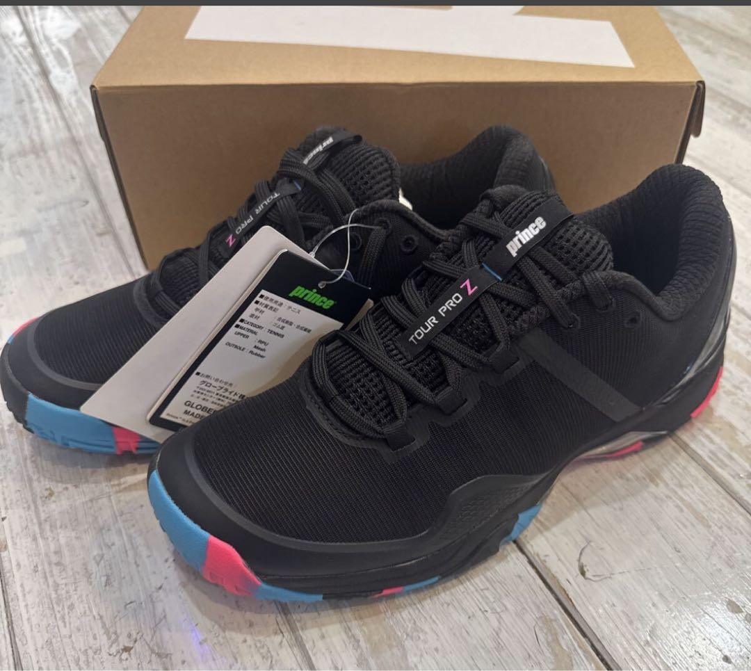 新品箱有 prince テニスシューズ オムニ クレーコート27.0cm 廃盤