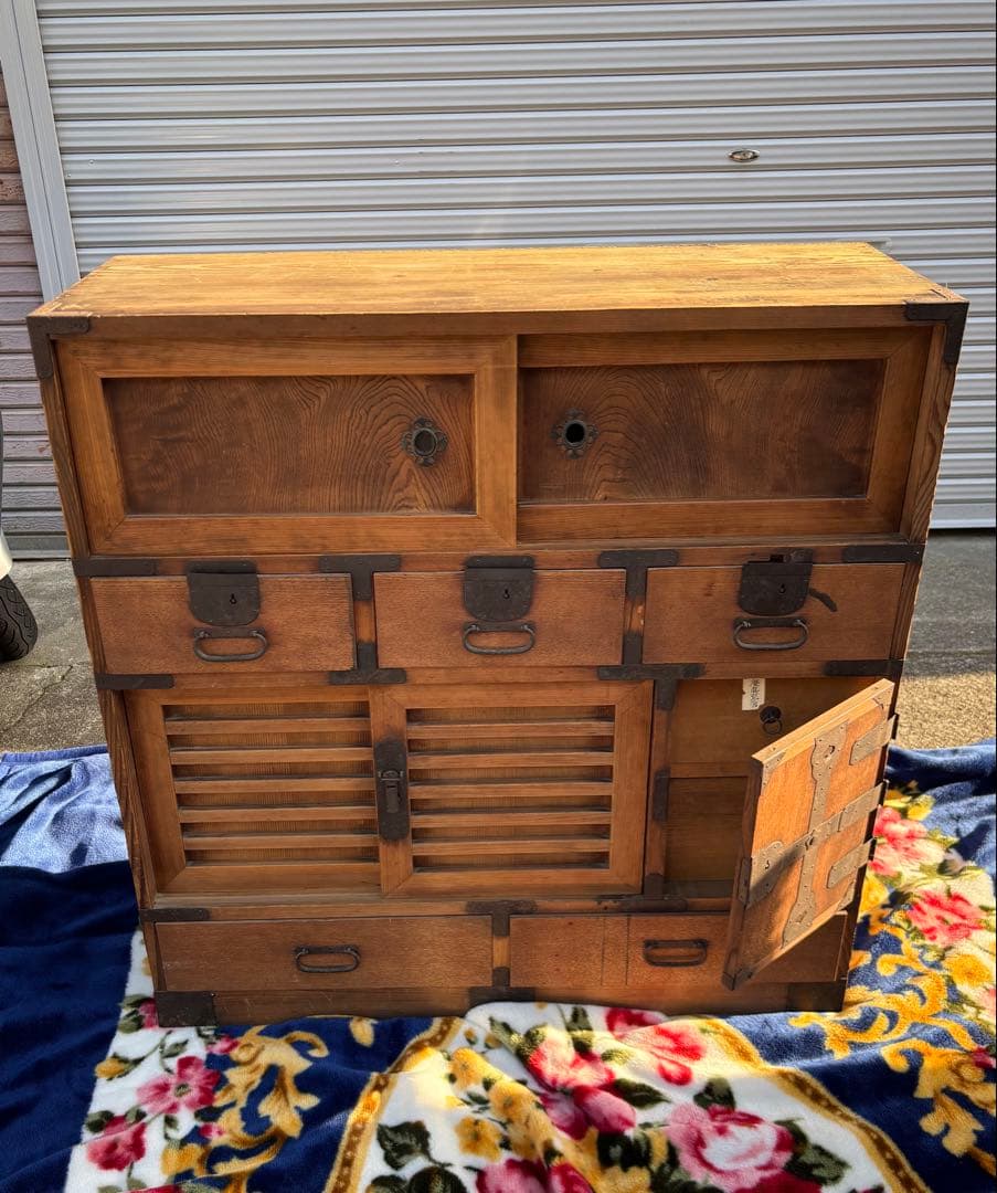 希少★時代箪笥★アンティーク★和箪笥★古家具　★骨董★整理箪笥★金具箪笥