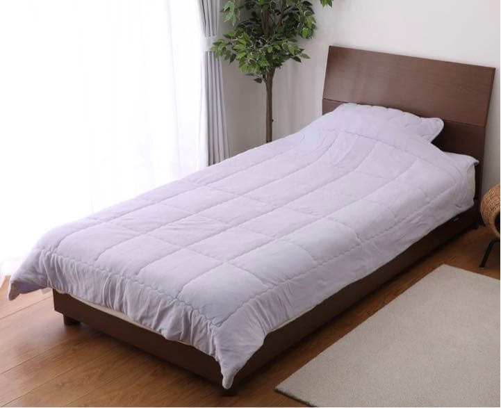 ★快眠博士 “ＺＥＰＰＩＮ” 【シングル】爽やかパイルの肌掛けふとん 日本製新品