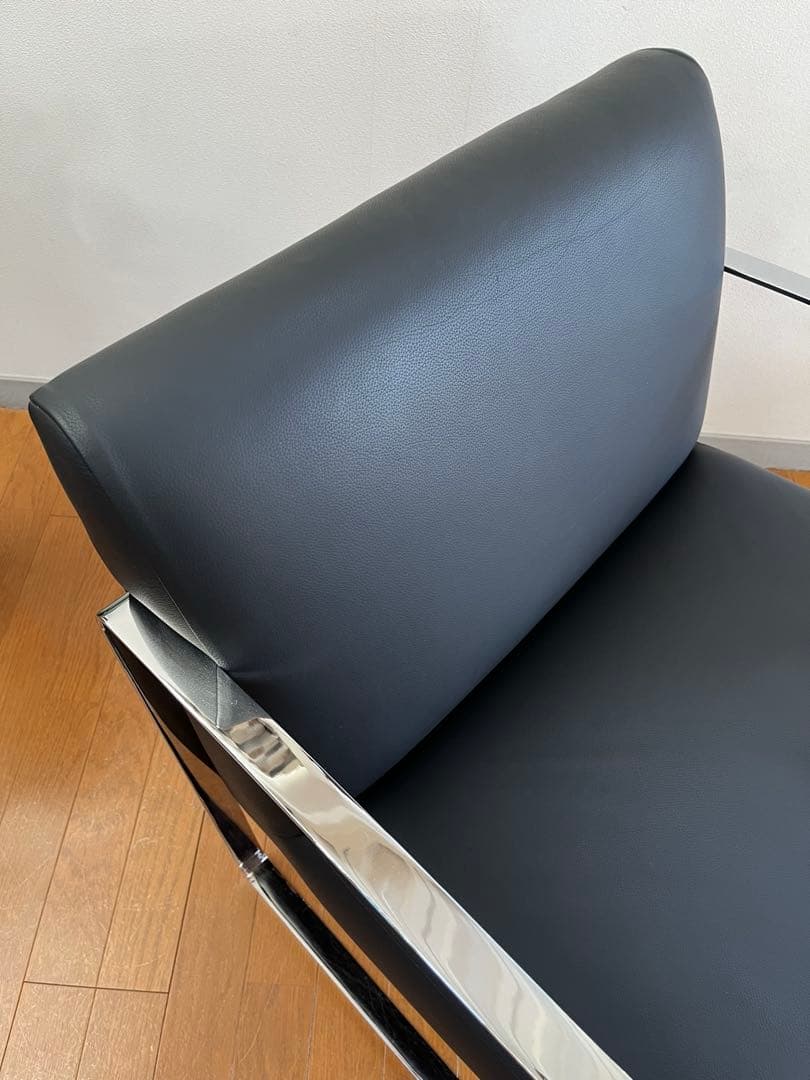 アメリカ　ラザール　本革ラウンジチェア　① ミッドセンチュリー　アールデコ　美品