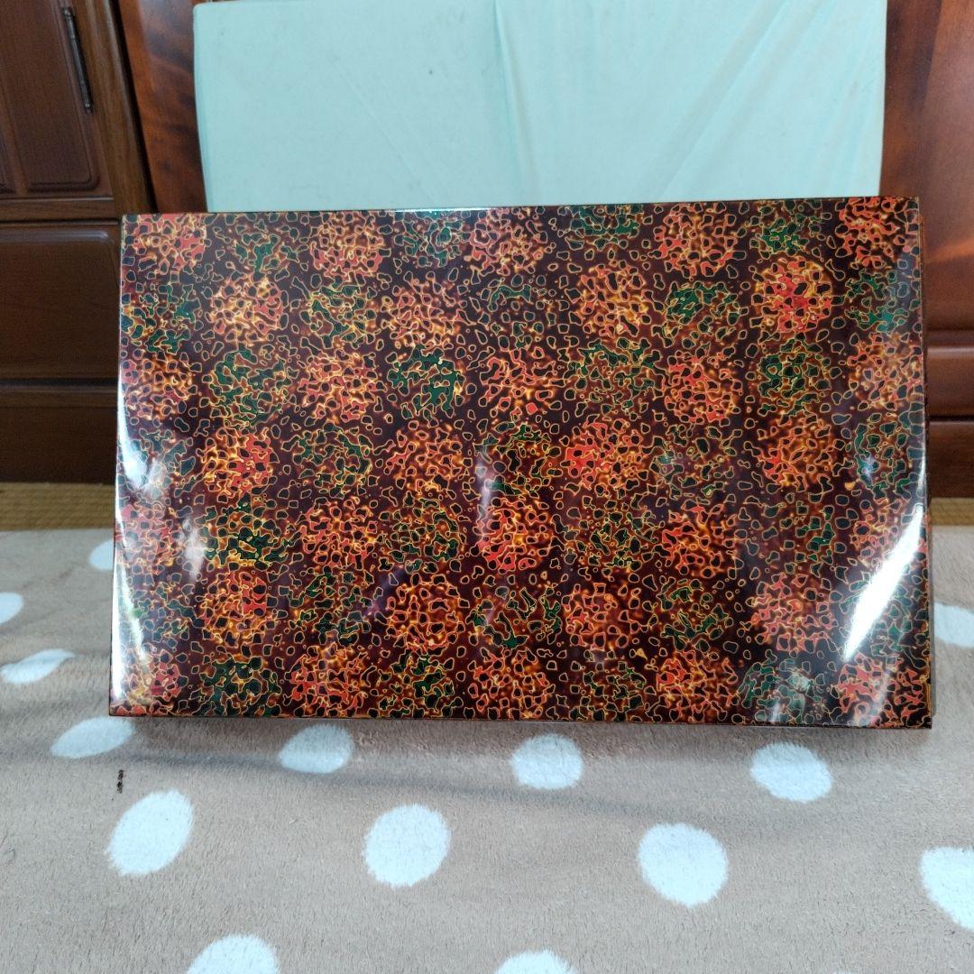 未使用　津軽塗花台　盆栽台　華道具