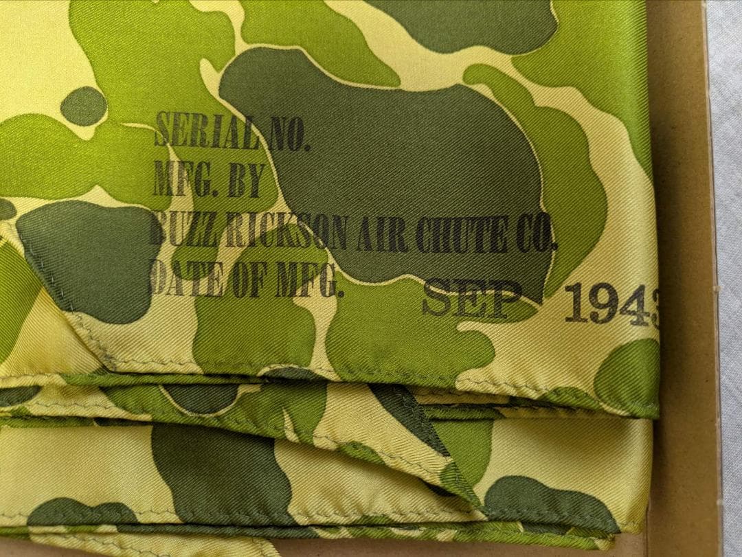 BUZZ RICKSON'S パラシュートクロス スカーフ 1943MODEL
