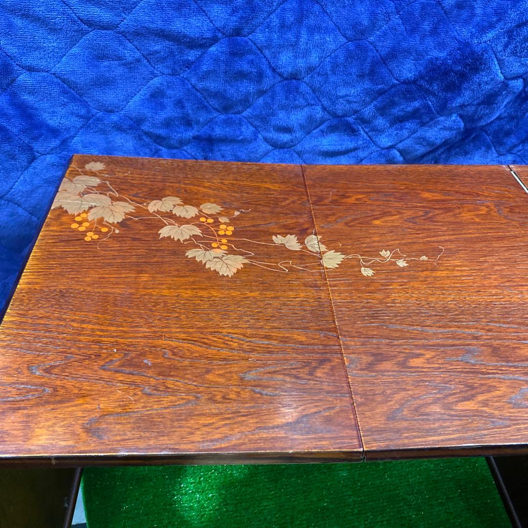 めもり　　　　　　　　　　アンティーク　木製　文机