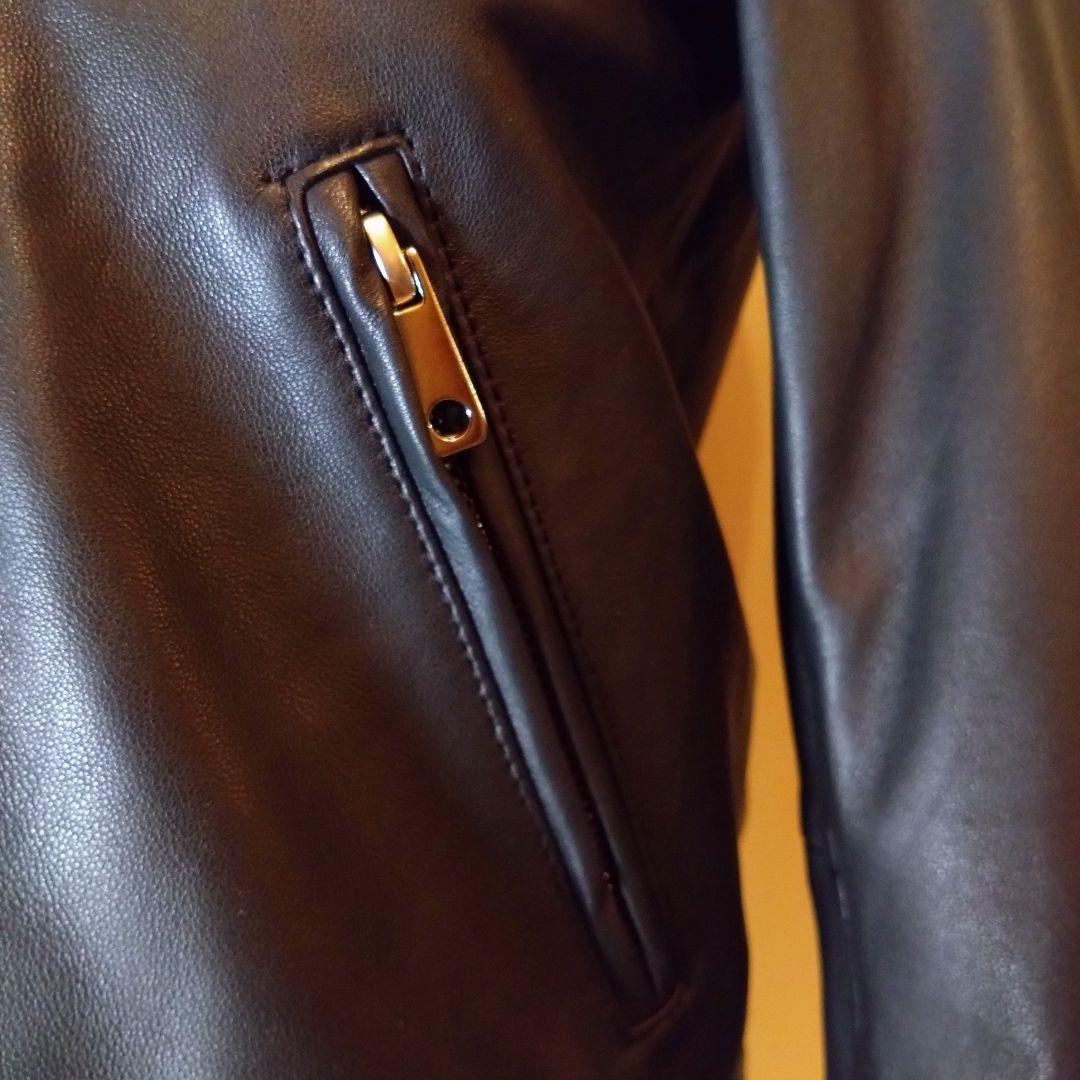 ぴたろさまリクエスト ★UNITED TOKYO ラムレザーセミダブルライダース