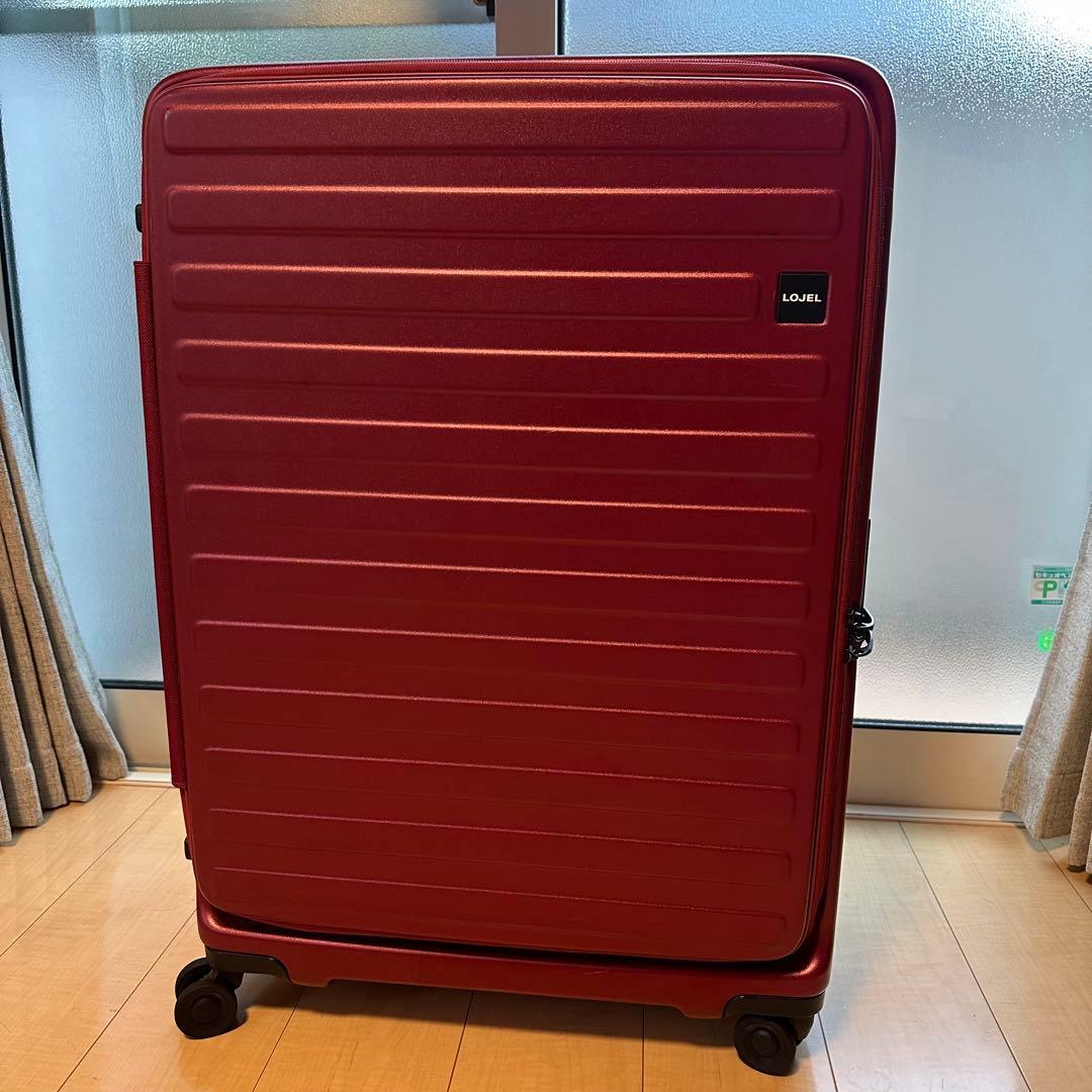 LOJEL キャリーケース　burgundy 赤　Ｌサイズ　120L