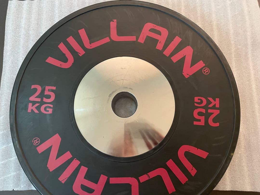 VILLAIN トレーニングバンパープレート25kg ②