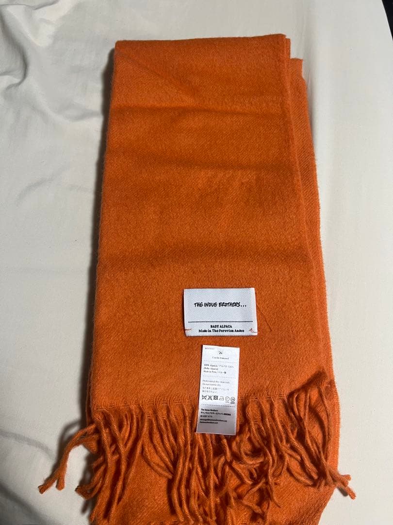 【THE INOUE BROTHERS】Brushed Scarf