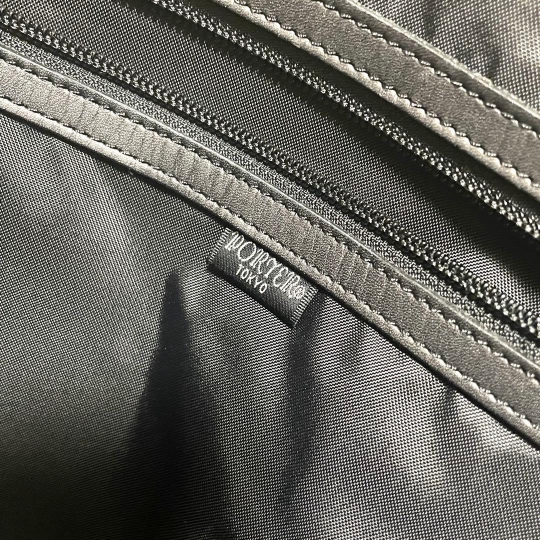 PORTER ボストンバッグ　大容量　ナイロン　レザー　ブラック　肩掛けOK