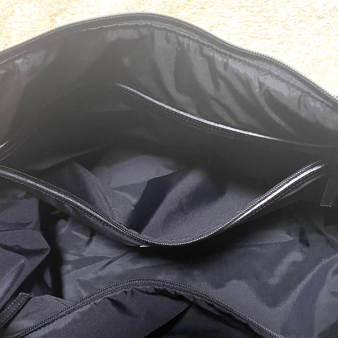 PORTER ボストンバッグ　大容量　ナイロン　レザー　ブラック　肩掛けOK