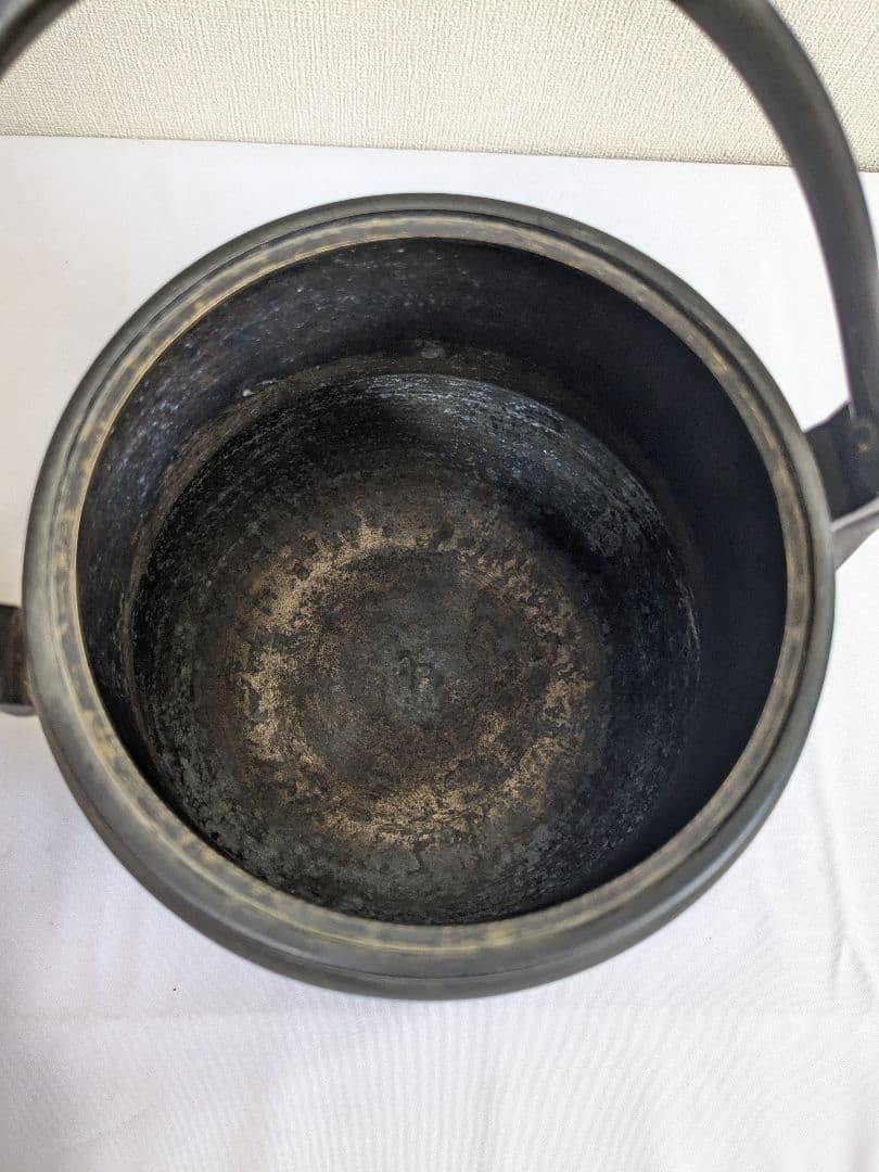真鍮製 やかん 茶道具