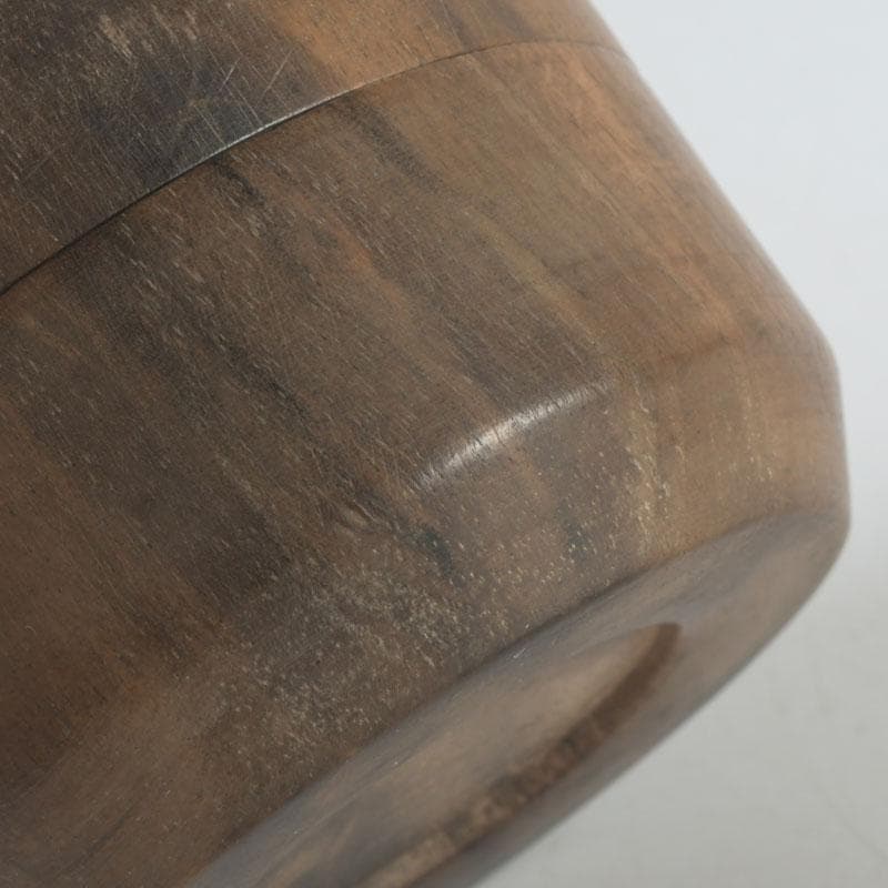 茶道具　黒柿製　雪吹　棗　V　9852