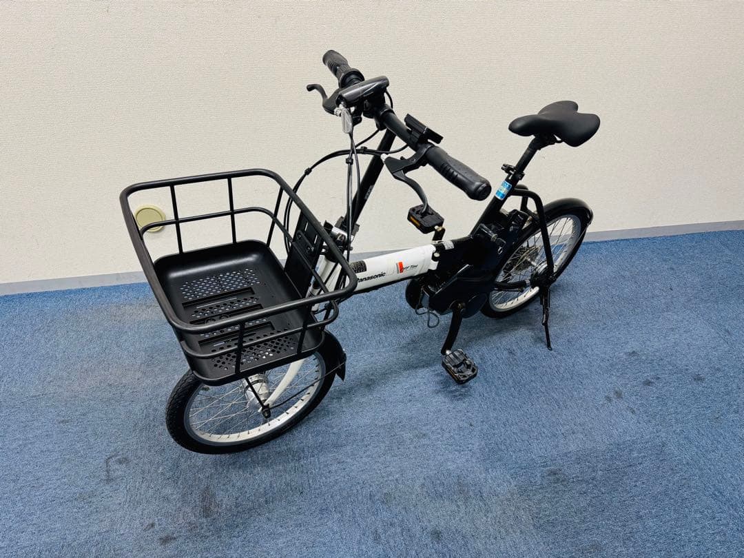 パナソニック オフタイム 折りたたみ 16Ah 電動自転車中古G72G53757