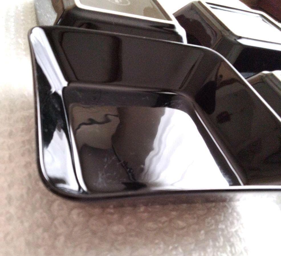 【値下げ】イッタラ　ティーマ　スクエアプレート　ブラック　4点セット　 16cm