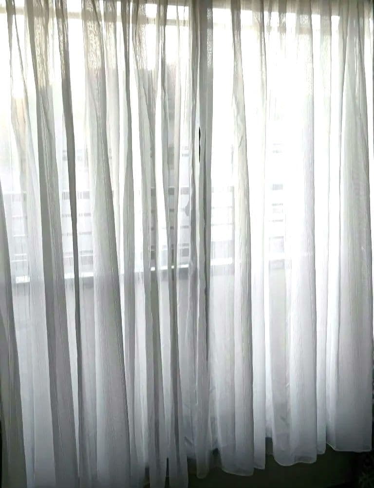 川島織物 セルコン オーダーレースカーテン 【美品】