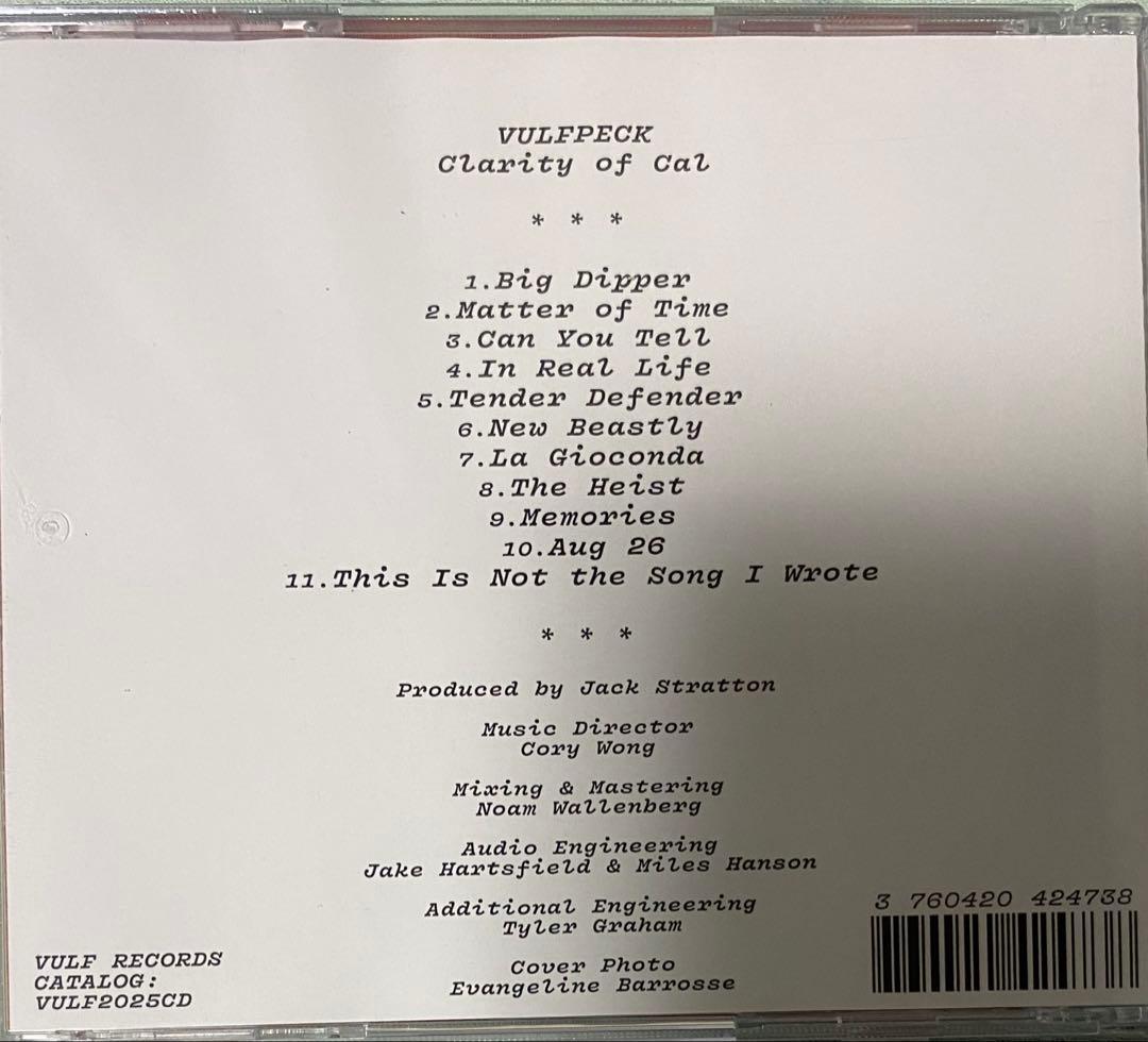 b*n様 Vulfpeck Clarity of Cal CD