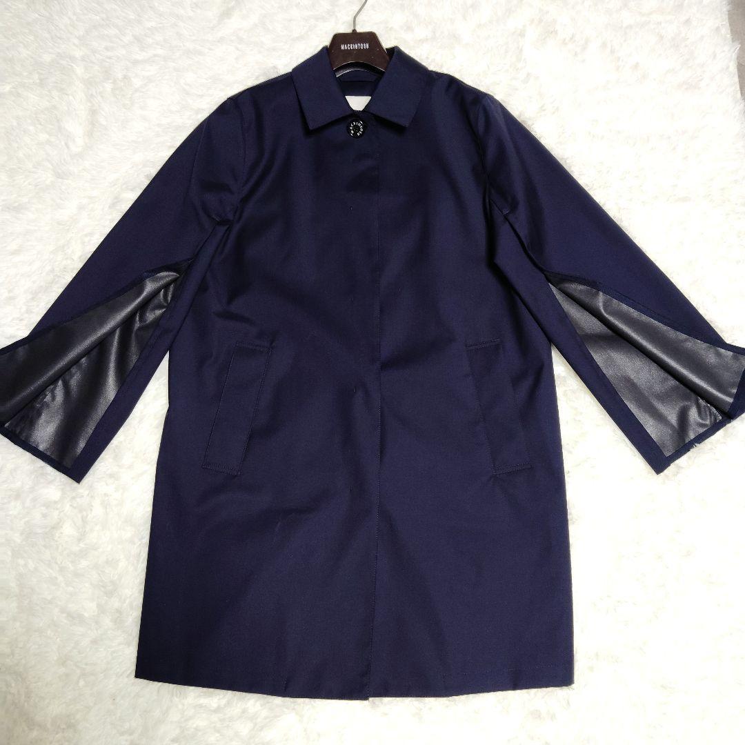 極美品 マッキントッシュ LINTMILL レインコート テック 38 M 紺