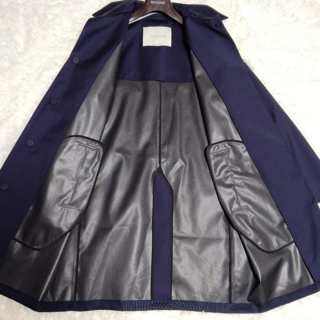 極美品 マッキントッシュ LINTMILL レインコート テック 38 M 紺