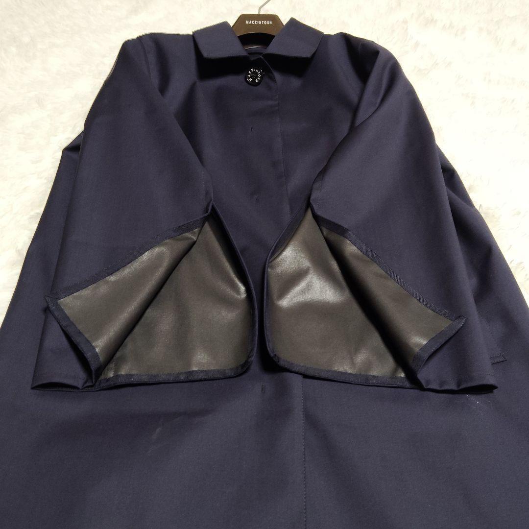 極美品 マッキントッシュ LINTMILL レインコート テック 38 M 紺