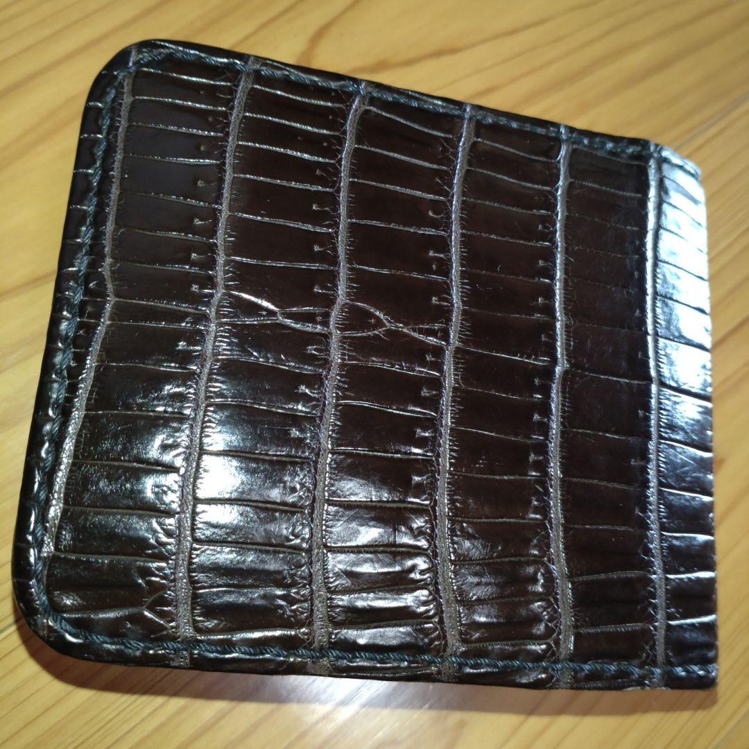 今月限定価格　ビーズ屋公ちゃん　クロコ茶　財布