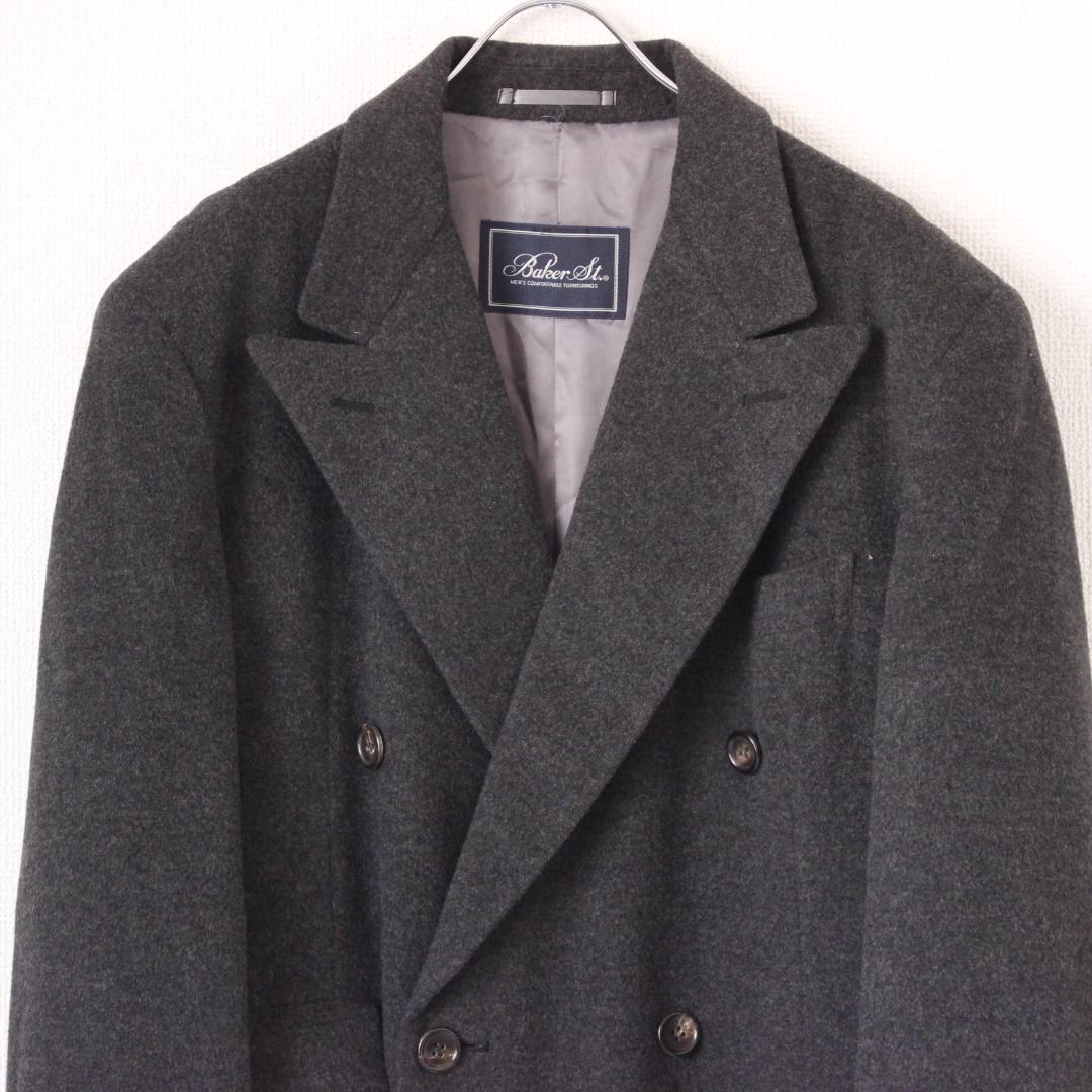 Baker St ベイカーストリート カシミヤ混チェスターコート LL