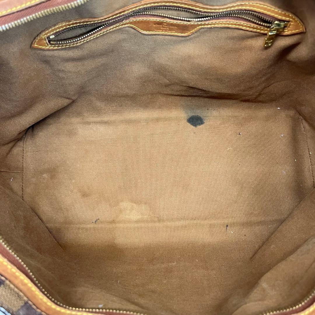 【鑑定済】ルイヴィトン　ダミエ　コロンビーヌ　トートバッグ　ショルダーバッグ　茶