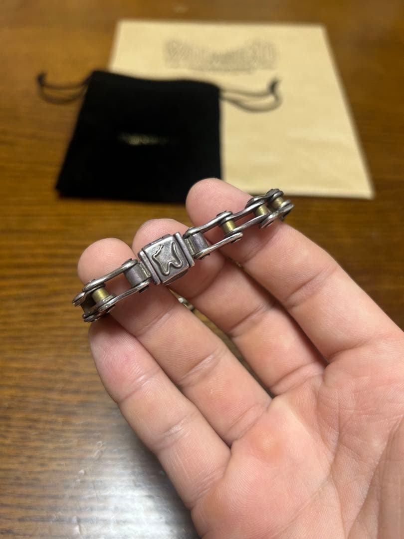 WOLF'SHEAD ウルフズヘッド バイクチェーンブレスレット