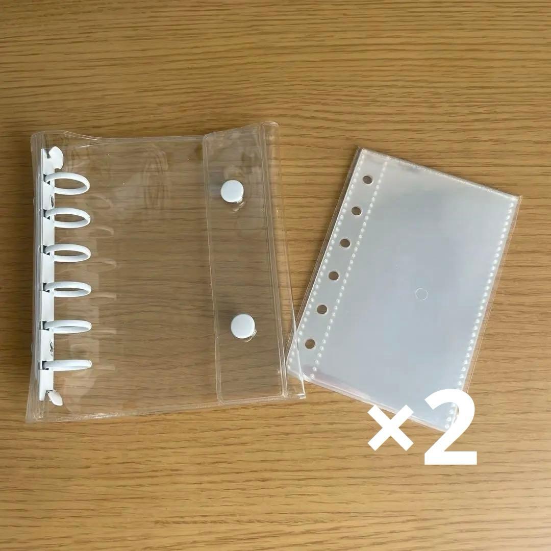 【P様】シール帳 ブルー・ピンク・ホワイト・パープル・リフィル13セット