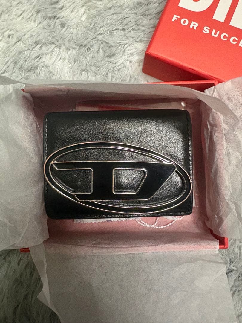 DIESEL 三つ折り財布 ブラック