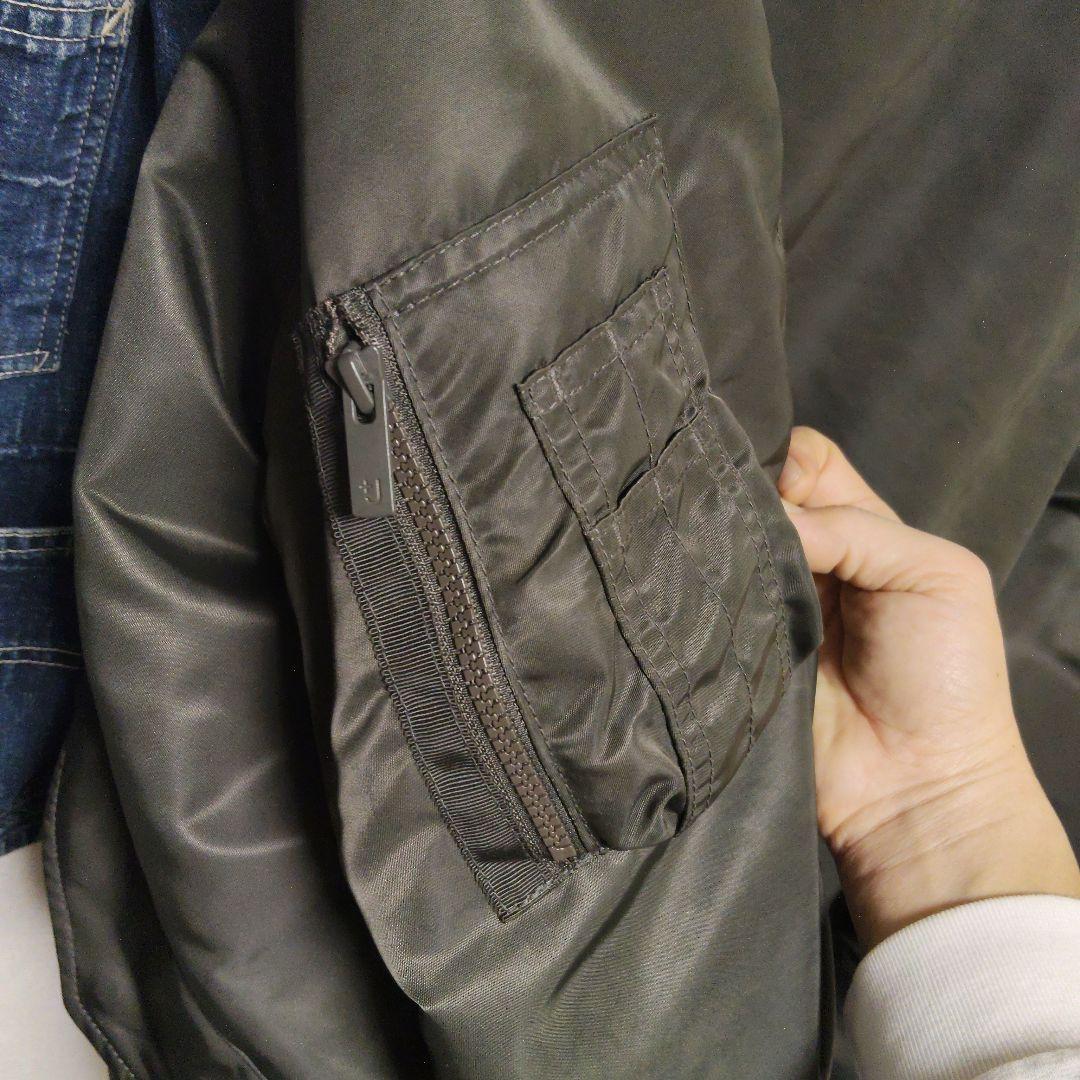 浅*一様 ユニクロ　＋J ハイブリッドダウン　オーバーサイズMA-1 フライトジ