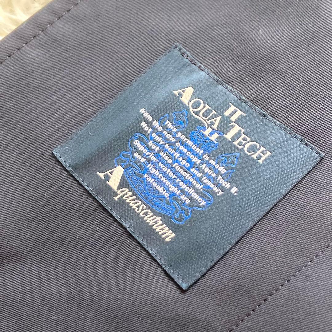 Aquascutum トレンチコート　シングル　ベルト　アクアテックII