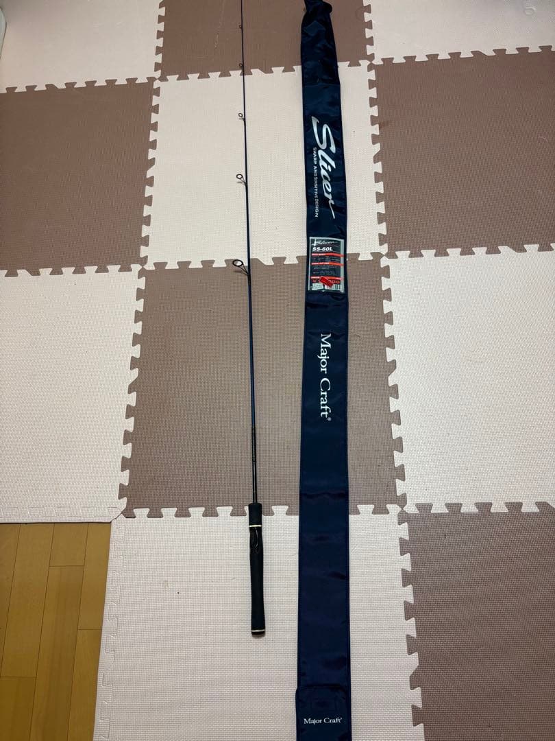 Major Craft Silver バスロッド ロッドケース付き