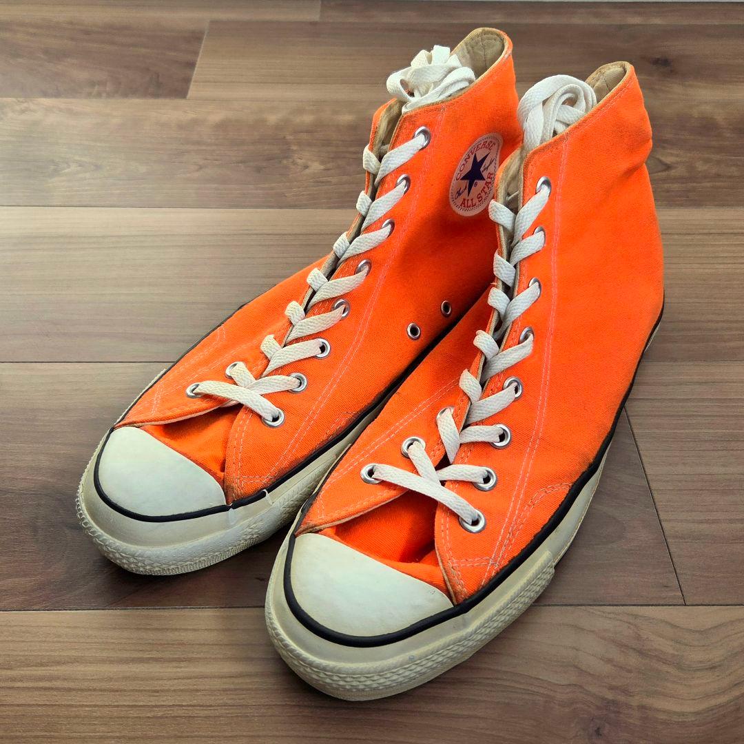80s usa converse コンバース オールスター ハイ オレンジ レア