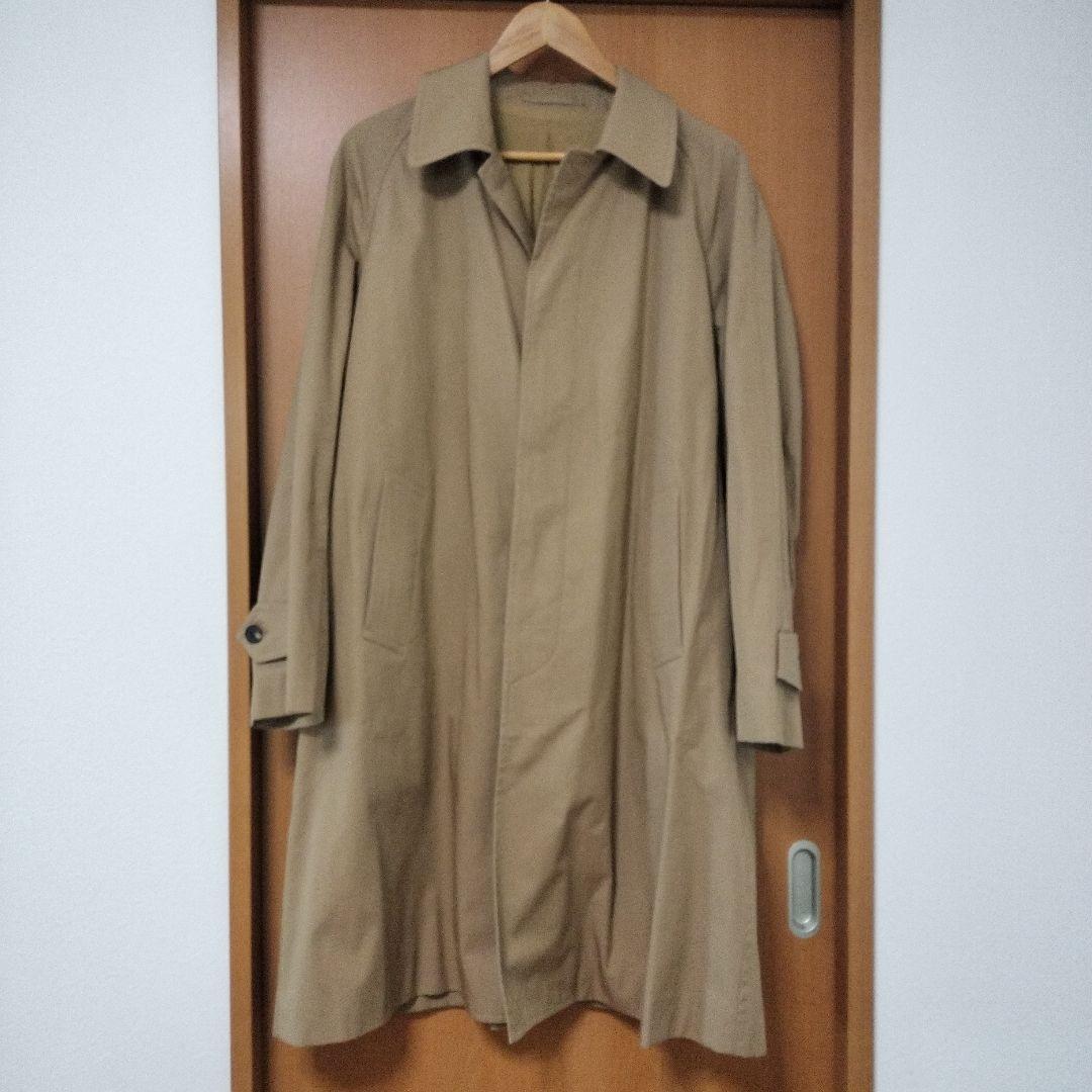 u*様 美品ベージュ ステンカラーコートBRENA日本製46