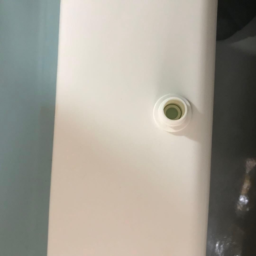 簡易浴槽（折りたたみ式1.4m） 青と白 中古